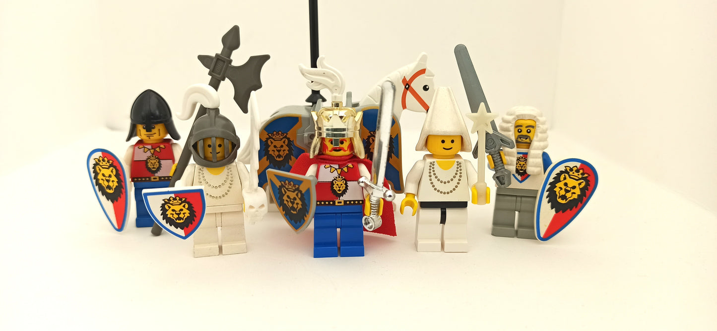 LEGO® Sortiment Minifiguren 5x Castle Kingdoms Löwenritter mit Schwert und Schild