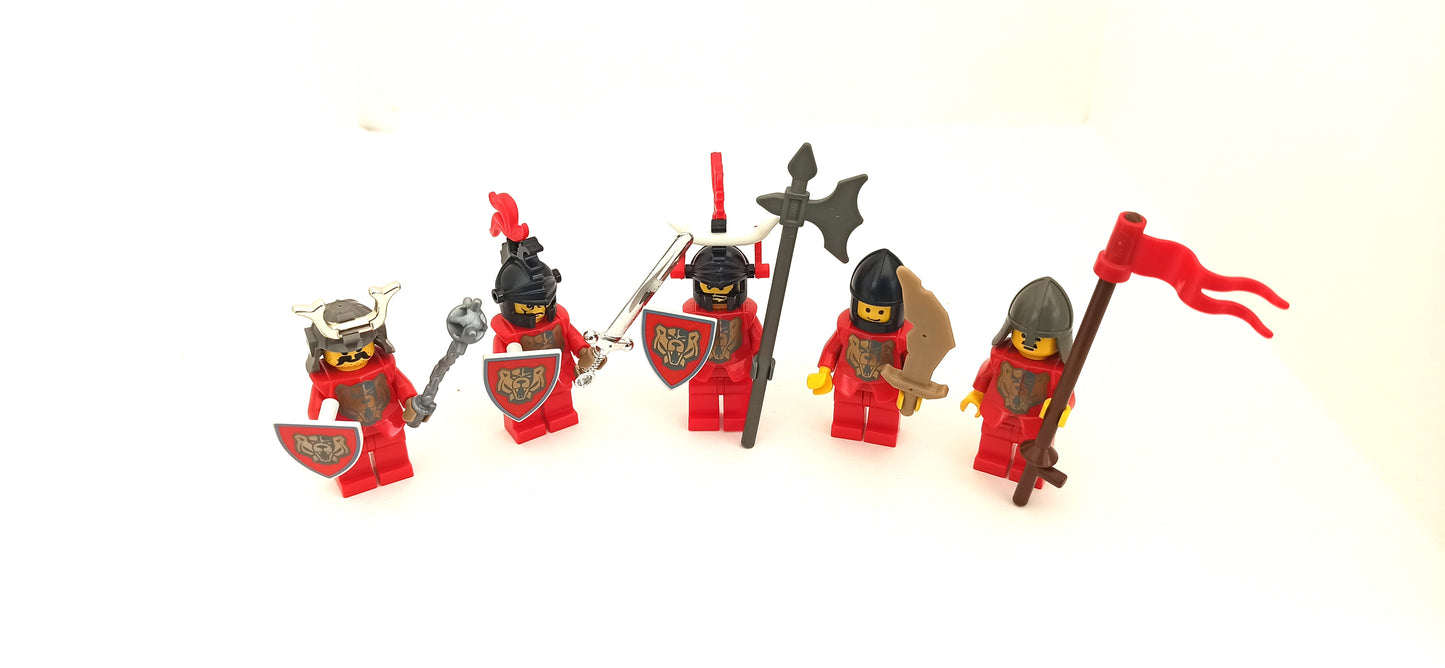 LEGO® Sortiment Minifiguren 5x Castle Kingdoms Bärenritter mit Schwert und Schild