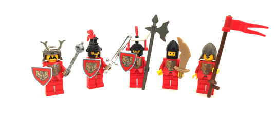 LEGO® Sortiment Minifiguren 5x Castle Kingdoms Bärenritter mit Schwert und Schild