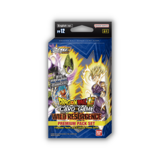 Dragon Ball Super Card Game - Premium Pack PP12- Wild Resurgence- Zenkai Series Set 04 (englisch) - 4 Booster Packs