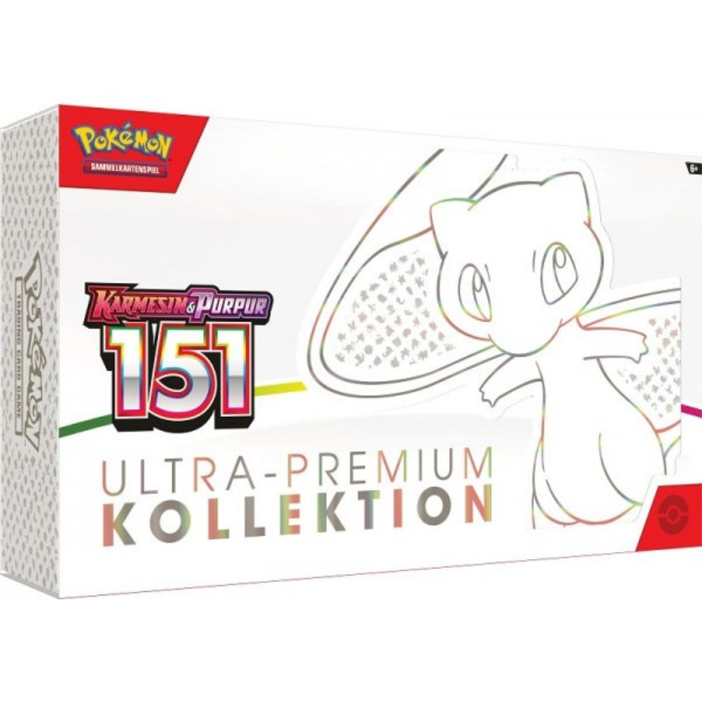 Pokemon Ultra Premium Kollektion - Karmesin & Purpur - 151 - Deutsch - 16 Booster Packs