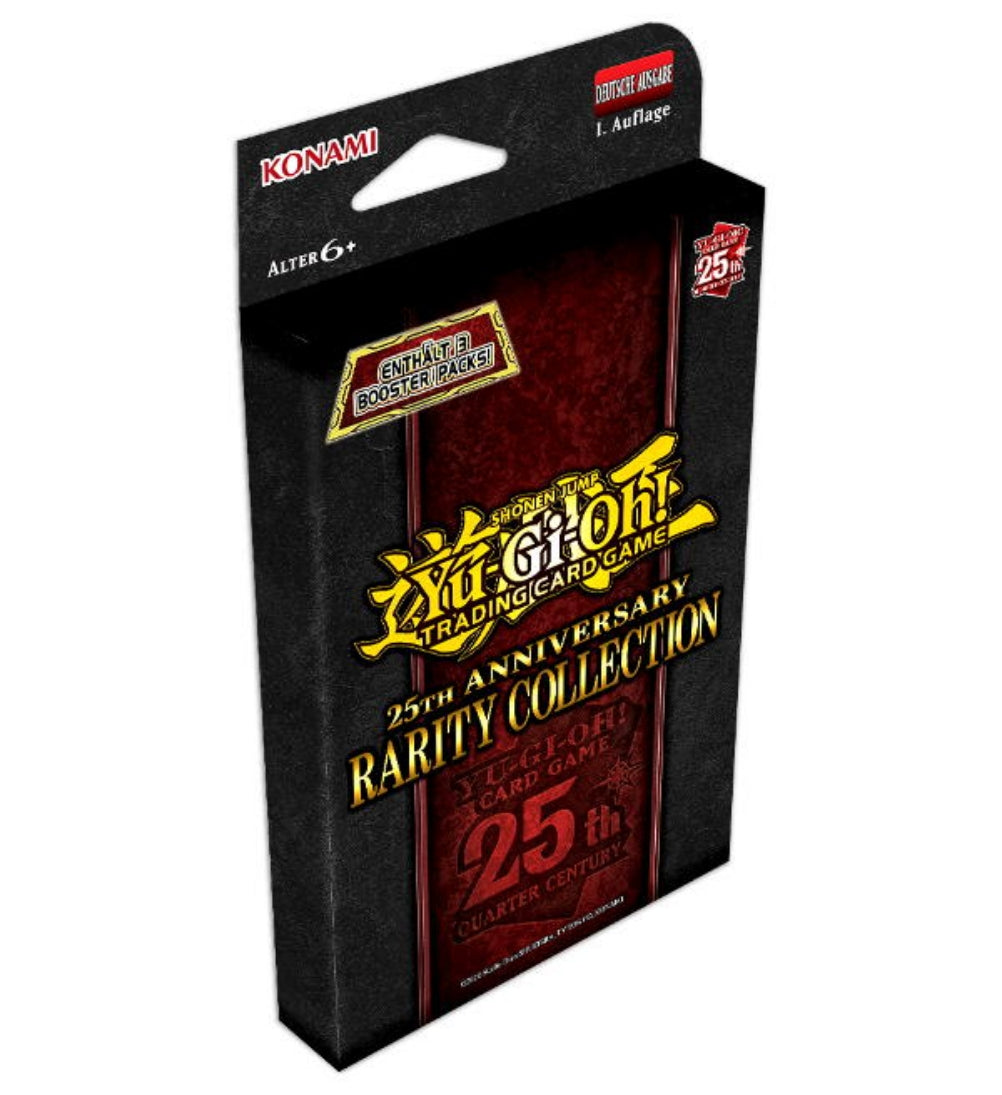 Yu-Gi-Oh - 25th Anniversary Rarity Collection Tuckbox - 3 Booster Packs der 1. Auflage