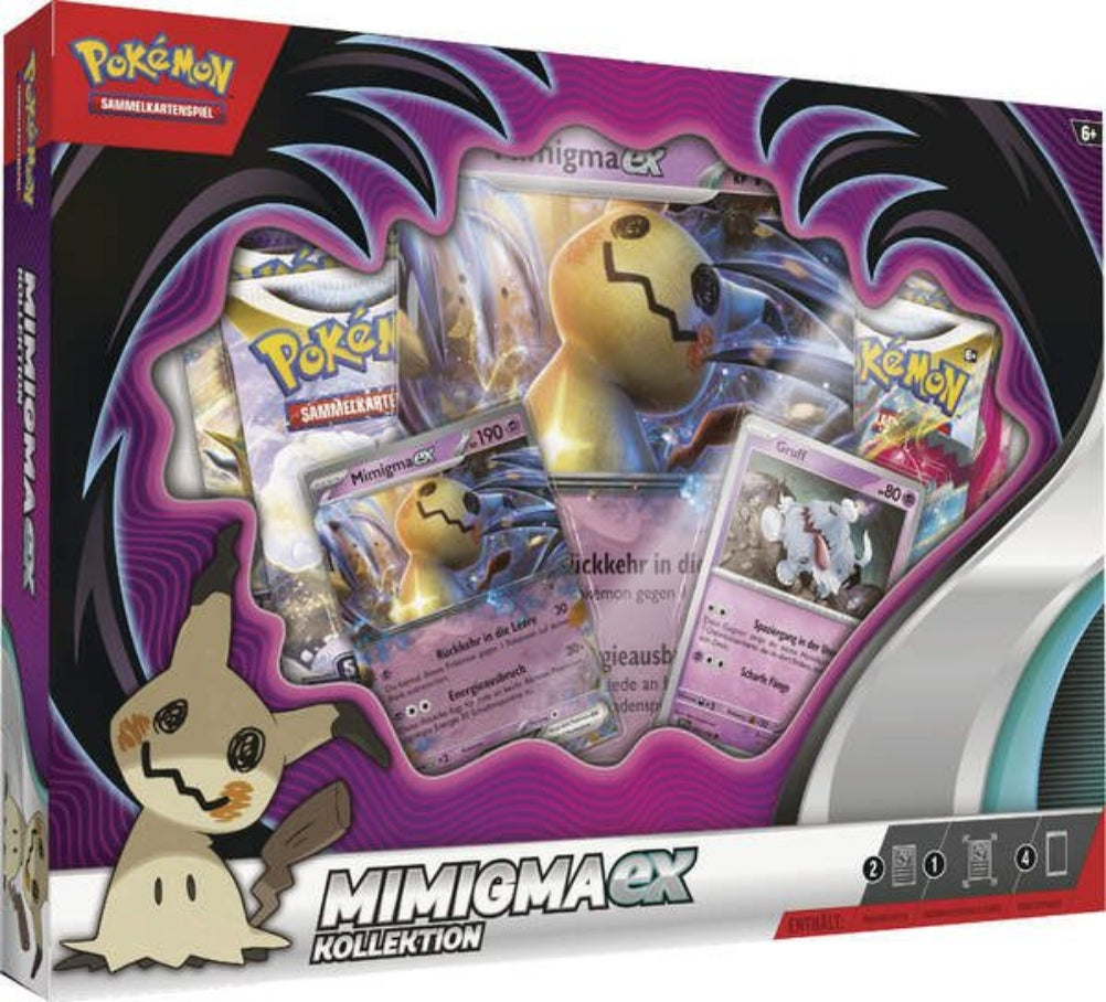 Pokemon - Mimigma Ex Box Deutsch - Deutsch - 4 Booster Packs