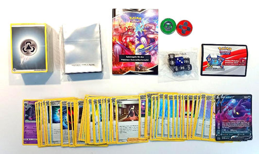150+ Pokémon-Karten + 65 Sleeves + Spielanleitung Deutsch - Deckbau-Box Sortiment für Anfänger Beginner Starter