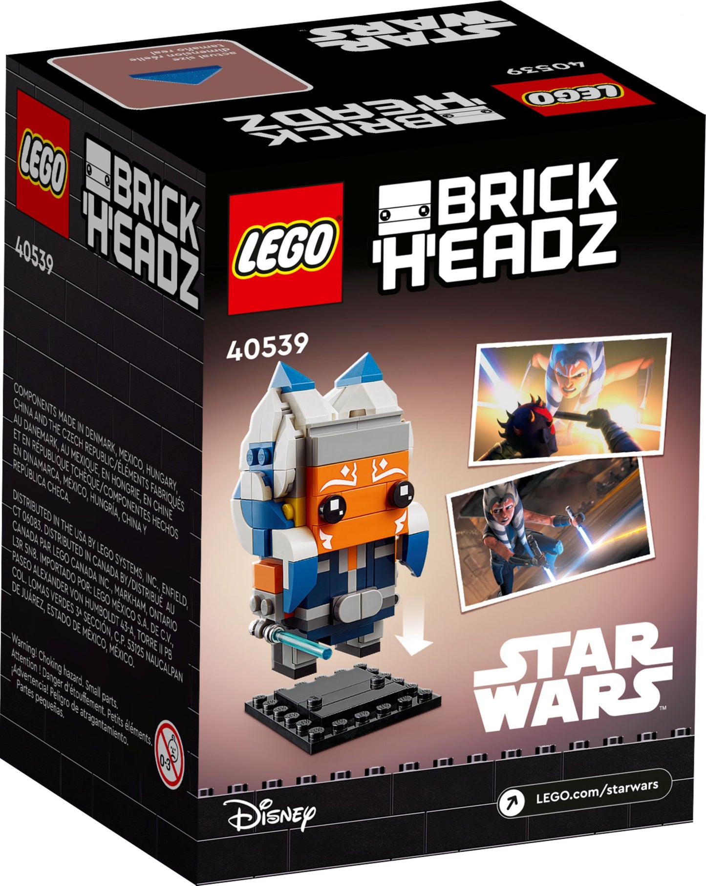 LEGO® BrickHeadz 40539 Ahsoka Tano™ - 164 Teile