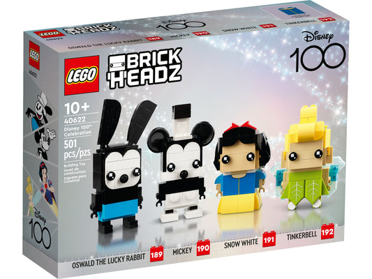 LEGO® BrickHeadz 40622 100-jähriges Disney Jubiläum - 501 Teile