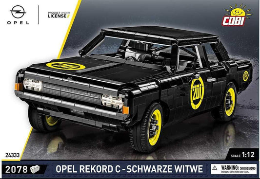 COBI 24333 - Autos Maßstab 1:12 - Opel Rekord C Schwarze Witwe - 2078 Teile - Peer Online Shop