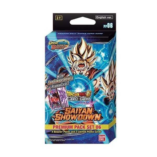 Dragon Ball Super Card Game - Premium Pack Set 6 PP06 - EN - 4 Booster Packs - Peer Online Shop