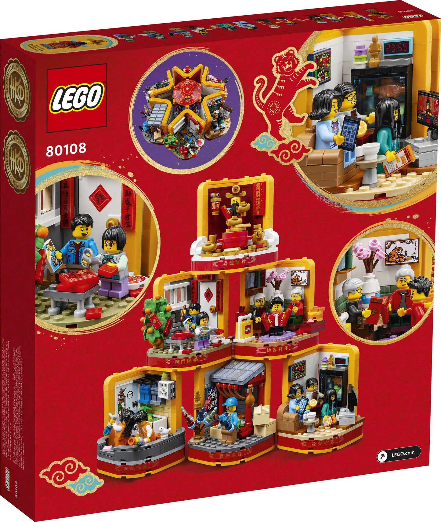 LEGO® 80108 Mondneujahrstraditionen Chinese Festival - 1066 Teile - Peer Online Shop