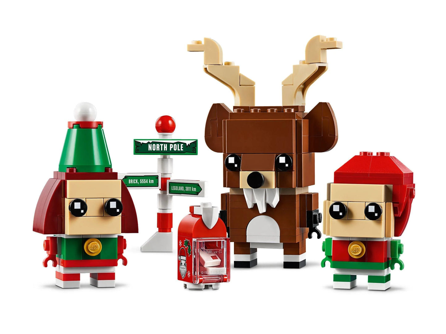LEGO® BrickHeadz 40353 Rentier und Elfen - 281 Teile - Peer Online Shop