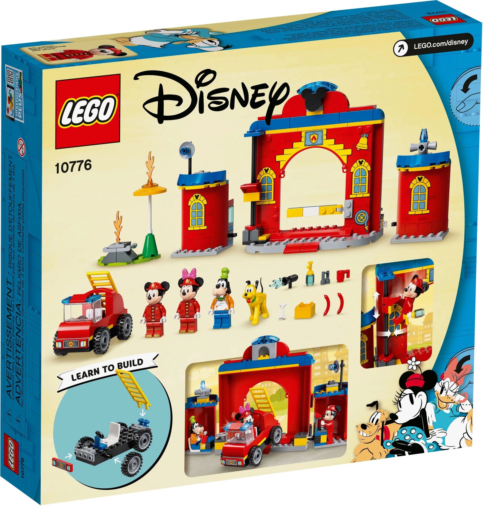 LEGO® Disney 10776 Mickys Feuerwehrstation und Feuerwehrauto - 144 Teile - Peer Online Shop
