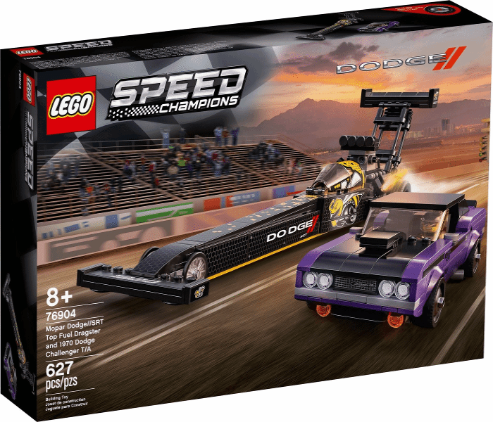 LEGO® Speed Champions 76904 Mopar Dodge//SRT Dragster & 1970 Dodge Challenger - Peer Online Shop