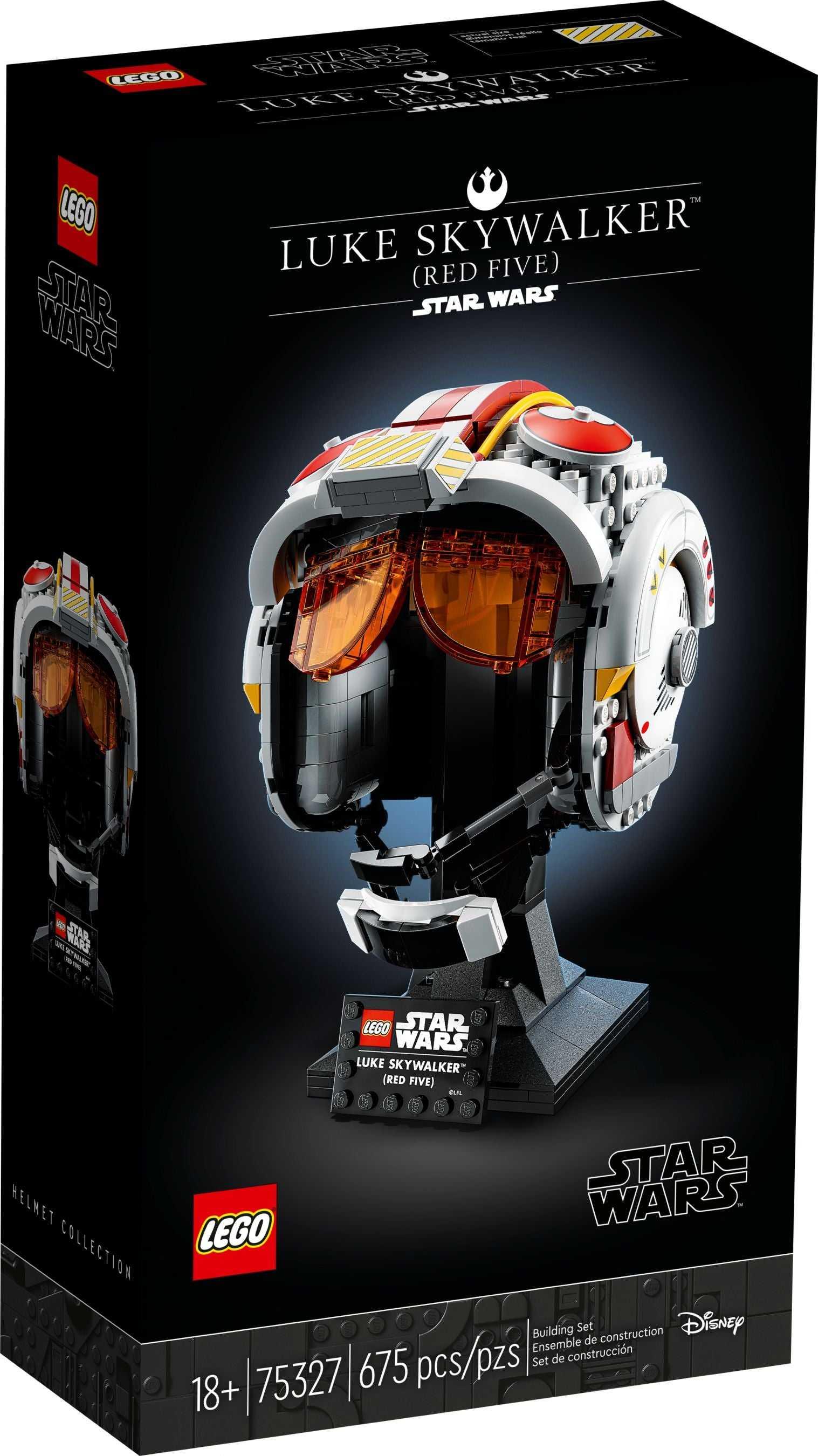 LEGO® Star Wars 75327 Helm von Luke Skywalker™ (Rot Fünf) - 675 Teile - Peer Online Shop