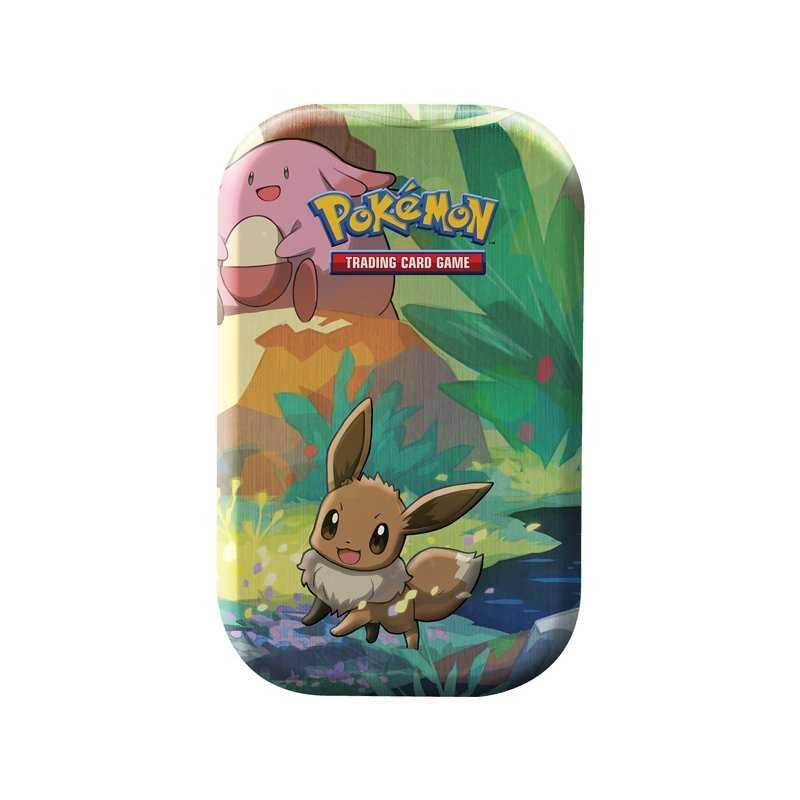 Pokémon 1x Kanto Freunde Mini Tin-Box inkl. 2 Booster - Evoli DE Artwork - Peer Online Shop