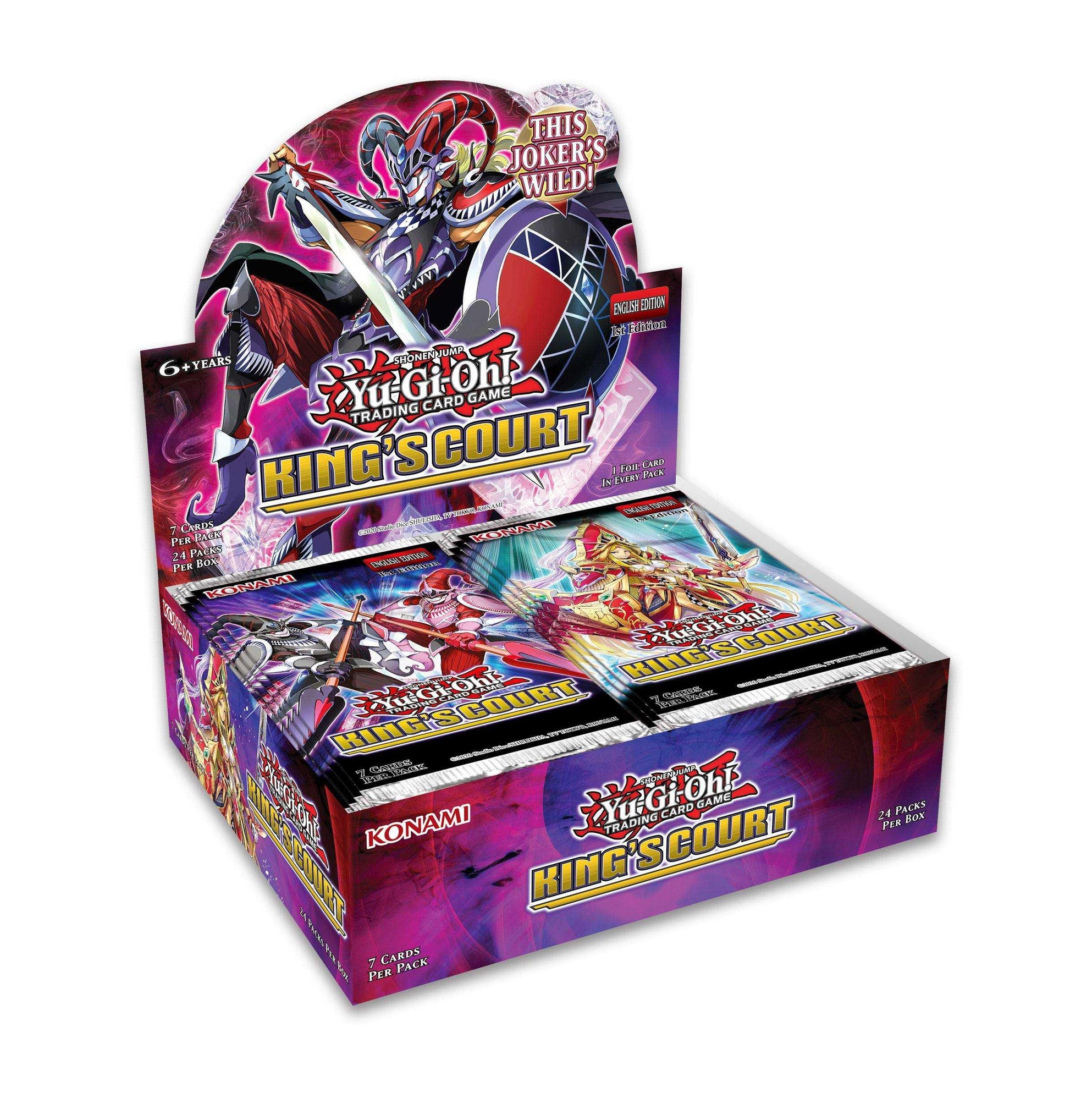 Yu-Gi-Oh! 24 Booster Display - King's Court - 1. Edition English Cards - sealed box - Peer Online Shop